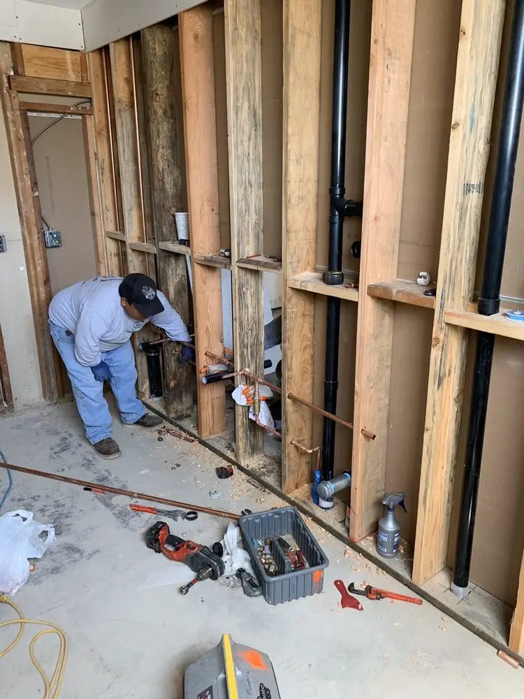 Commercial rough-in plumbing for Gas Line Repair in East Los Angeles